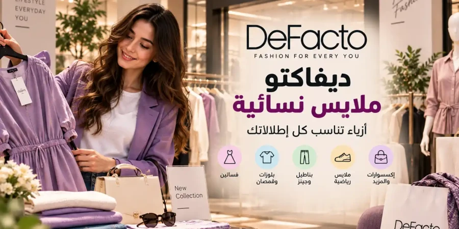 ديفاكتو ملابس نسائية 2026: دليل التسوق واختيار أفضل الأزياء